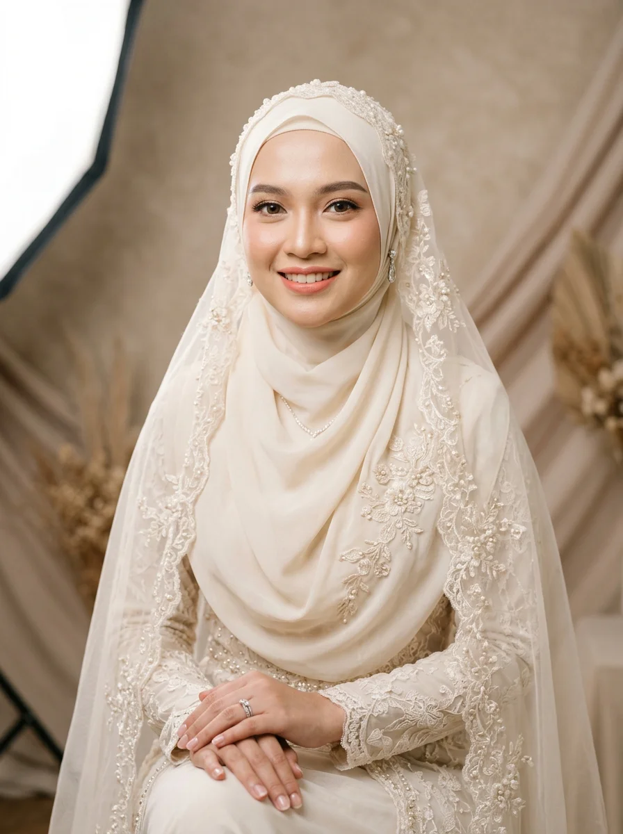 Foto profil mempelai wanita