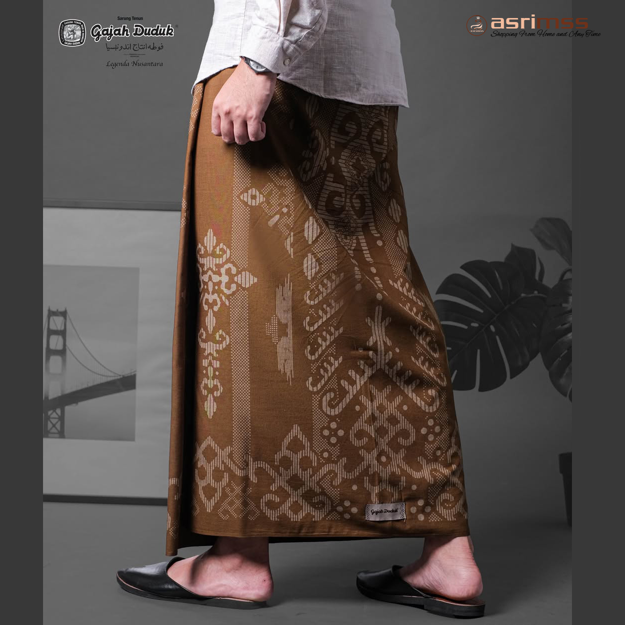 Sarung Gajah Duduk Asia Kembang Bahan Berkulitas Motif Modern Dan Elegan
