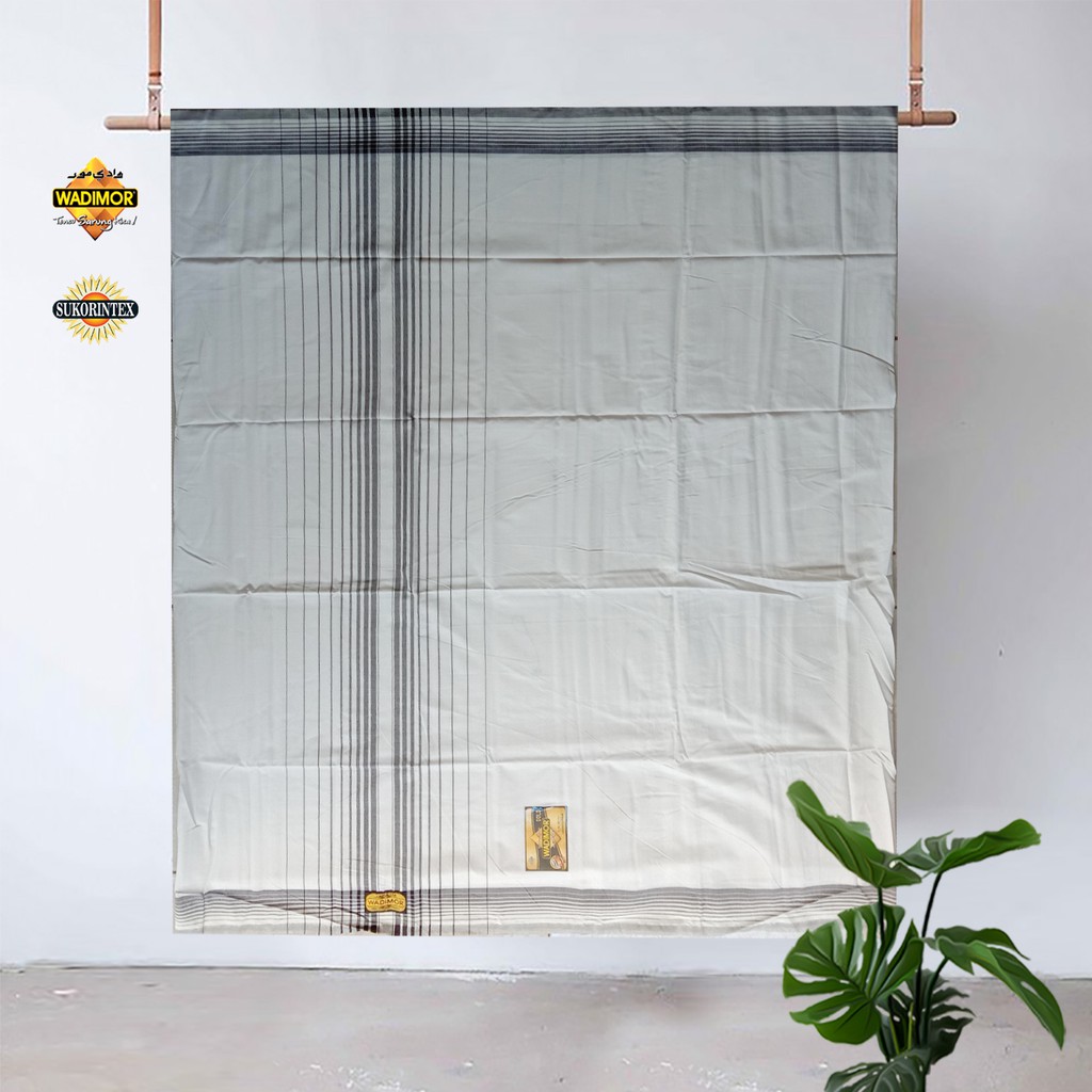 Sarung Wadimor Hitam Polos | Putih Polos