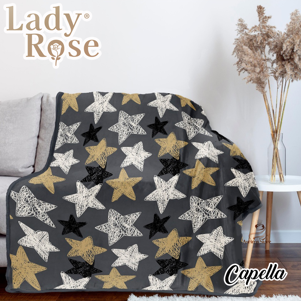 Lady Rose Selimut Bulu Super Lembut Dewasa & Anak Ukuran 160x200 Motif CAPELLA