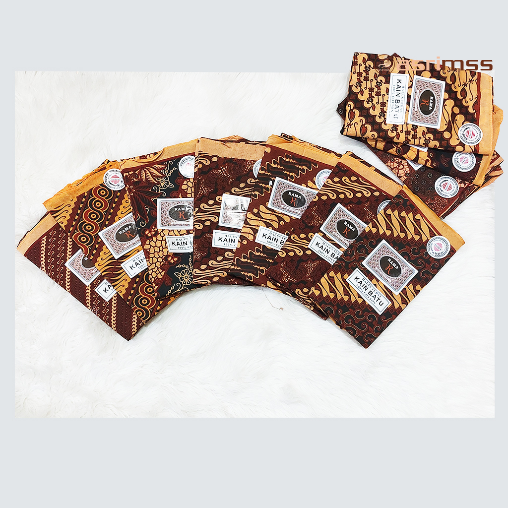 Kain Batik Murah Cap RAMA Sogan Klasik