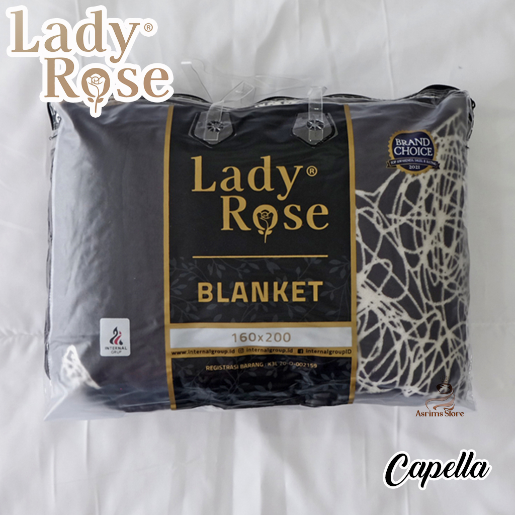 Lady Rose Selimut Bulu Super Lembut Dewasa & Anak Ukuran 160x200 Motif CAPELLA