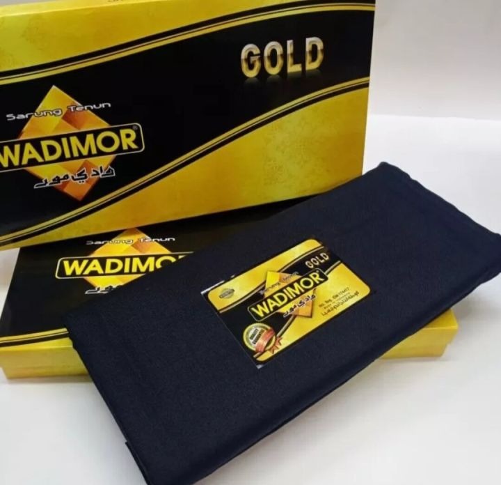 Sarung Wadimor Hitam Polos | Putih Polos