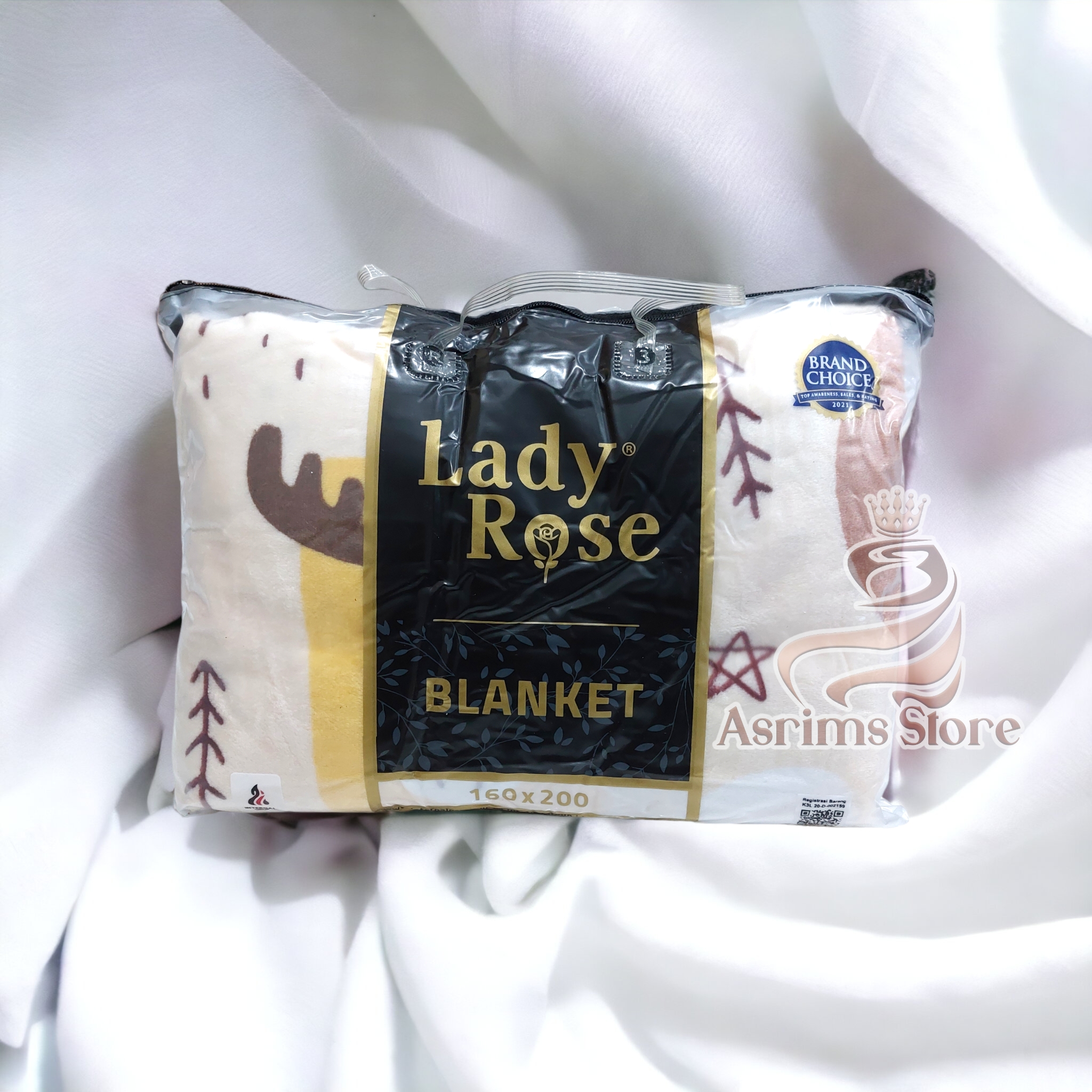 Lady Rose Selimut Bulu Super Lembut Dewasa & Anak Ukuran 160x200 Motif ANIMAL