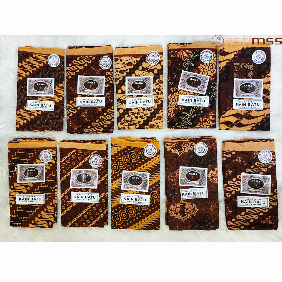 Kain Batik Murah Cap RAMA Sogan Klasik
