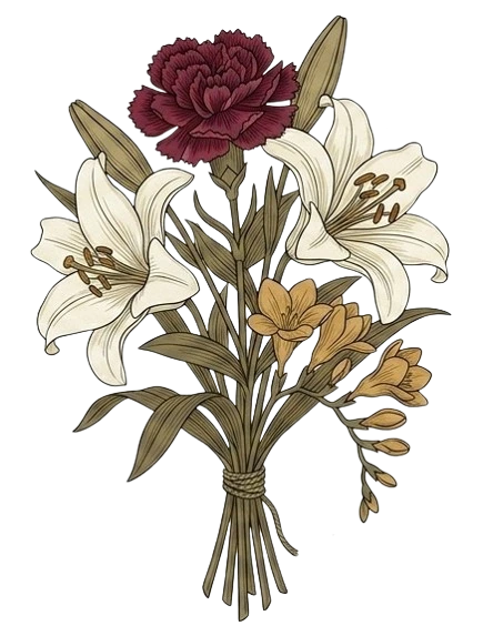 Motif Bunga Kanan