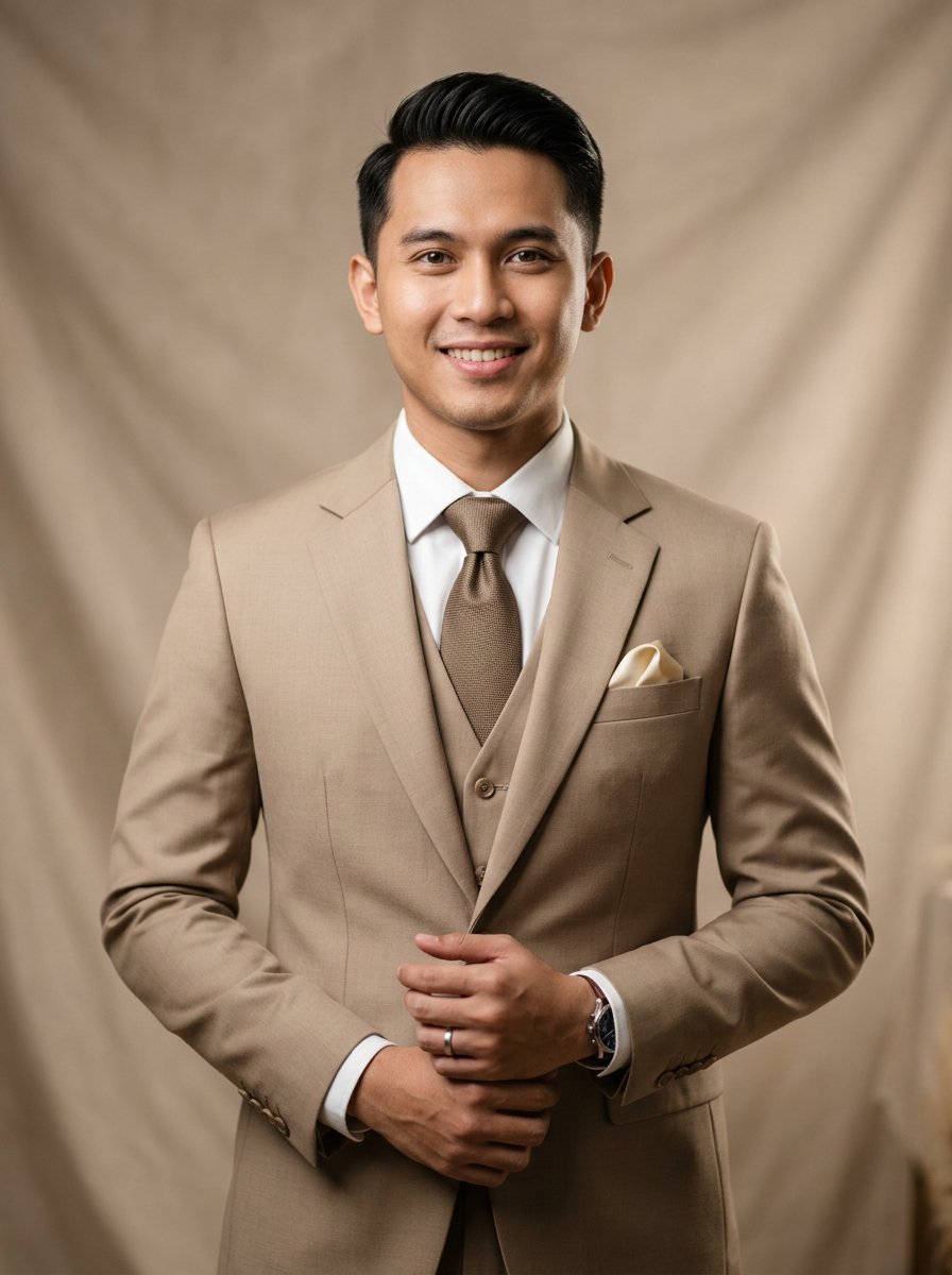Foto profil mempelai pria